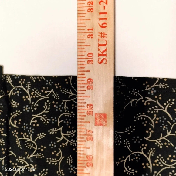 J Jill Size Medium Button Tunic Shift Dress floral pattern long sleeves - Picture 10 of 10